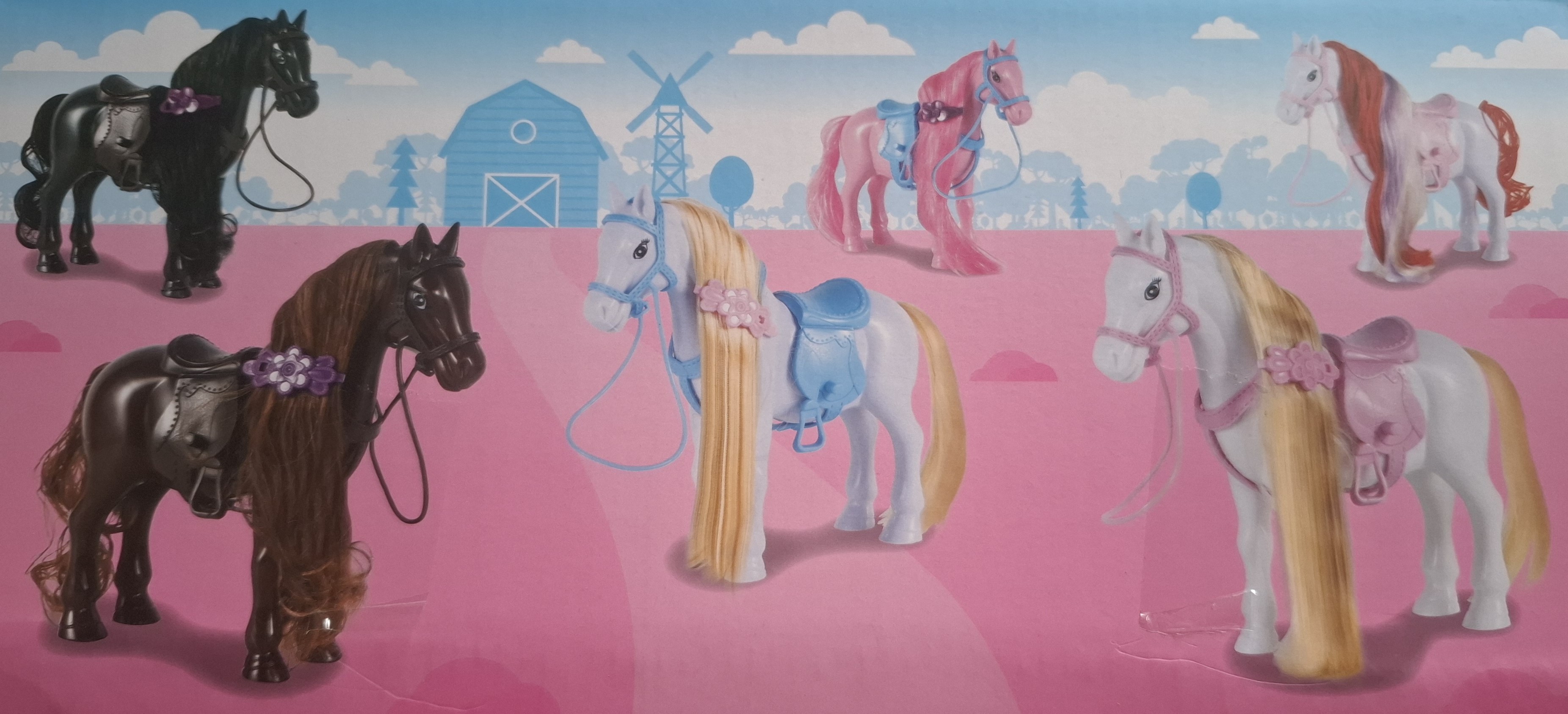 Pony manen kammen met accessoires