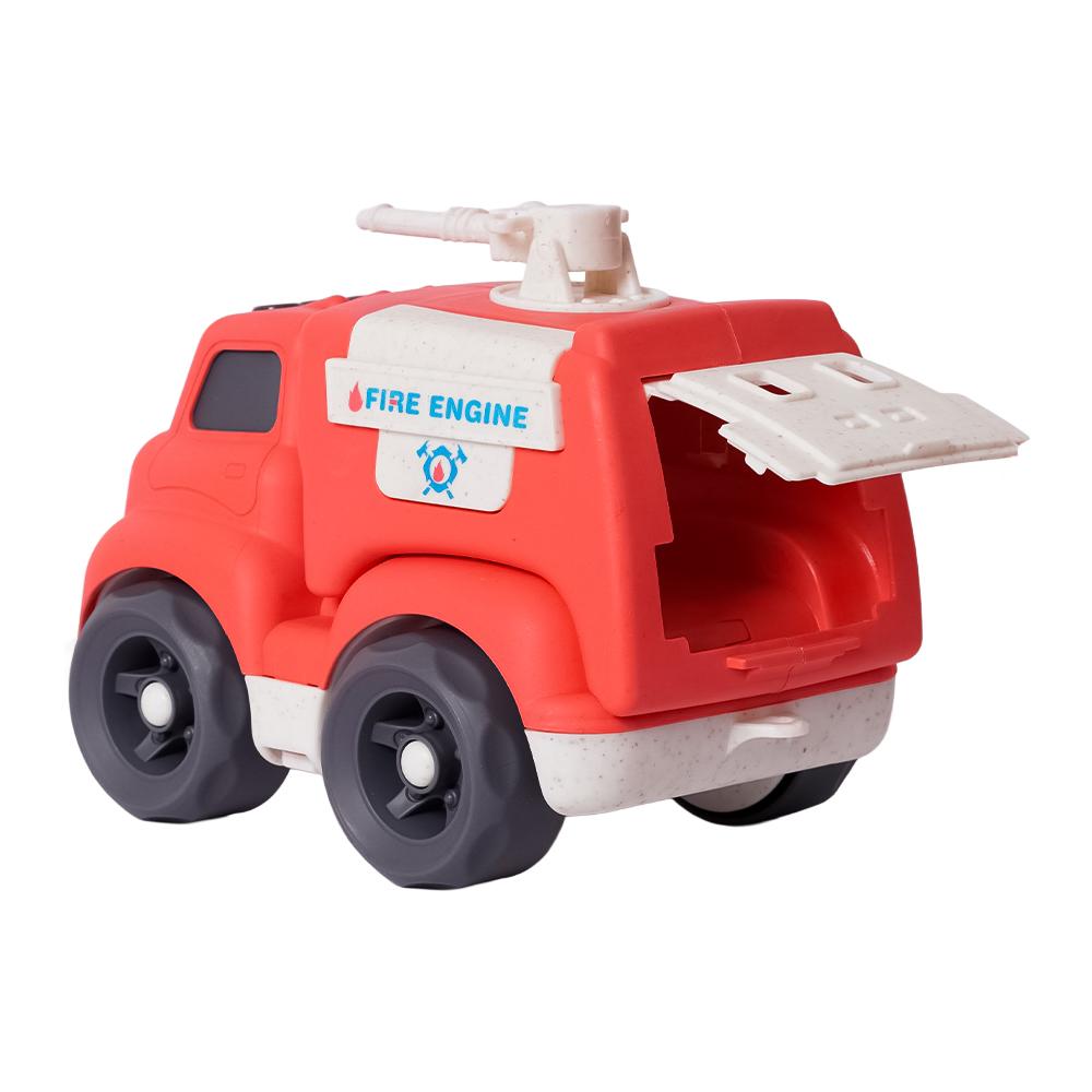 BIOplastic Brandweerwagen - Cartoonversie - 18 cm