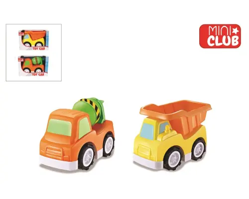 Mini Club auto free wheel  cementwagen of kiepwagen 23cm
