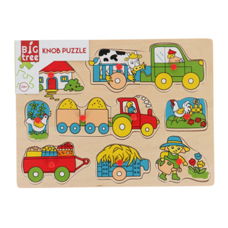 Knopjespuzzel dieren hout 30 X 22 cm 