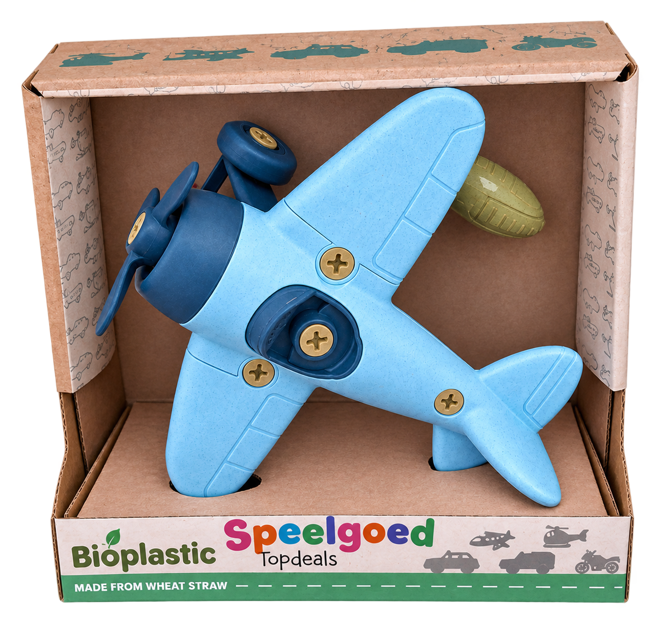 BIOplastic Demonteerbare Vliegtuig
