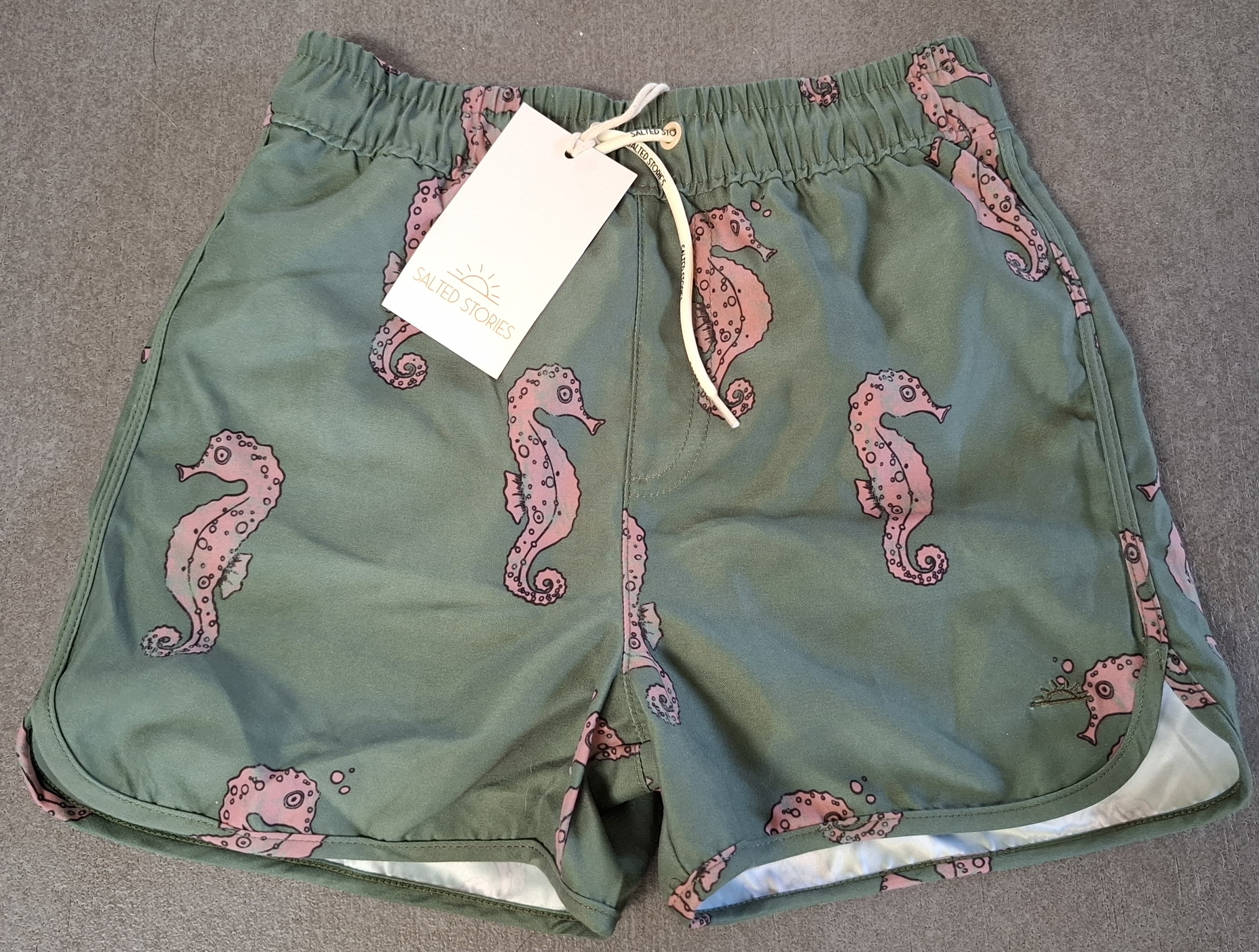 salted stories zwemshort seahorse maat 122/128