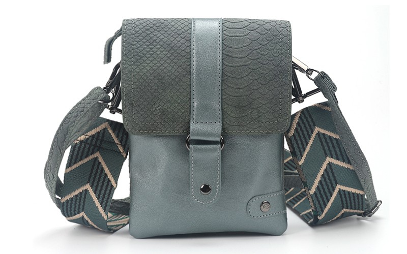 Groen new crossbodytasje / schoudertasje Portofino
