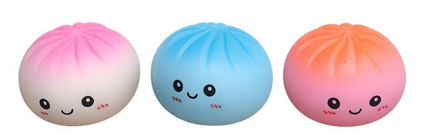 fidget Squishy Dumpling 8.5 cm Double Colour