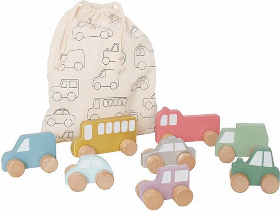 Jabadabado Houten mijn eerste autootjes