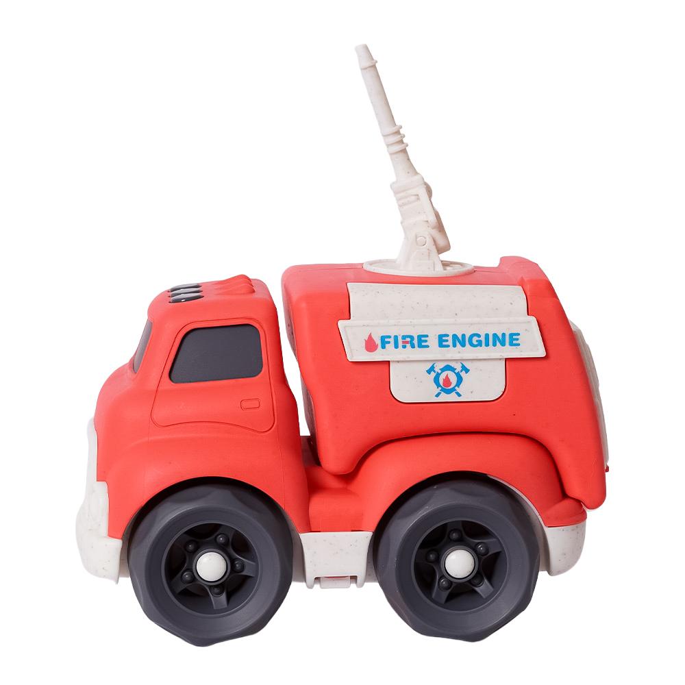 BIOplastic Brandweerwagen - Cartoonversie - 18 cm