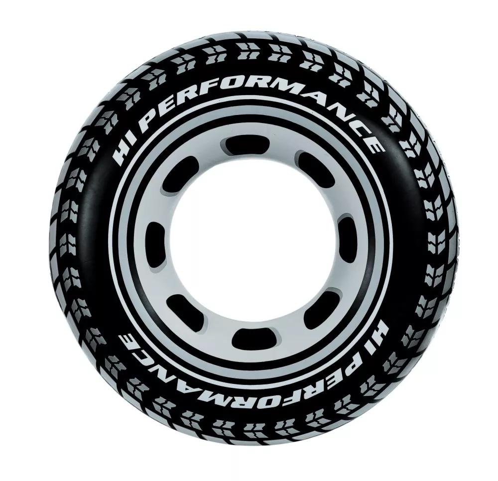 Intex Opblaas autoband zwart 91 cm