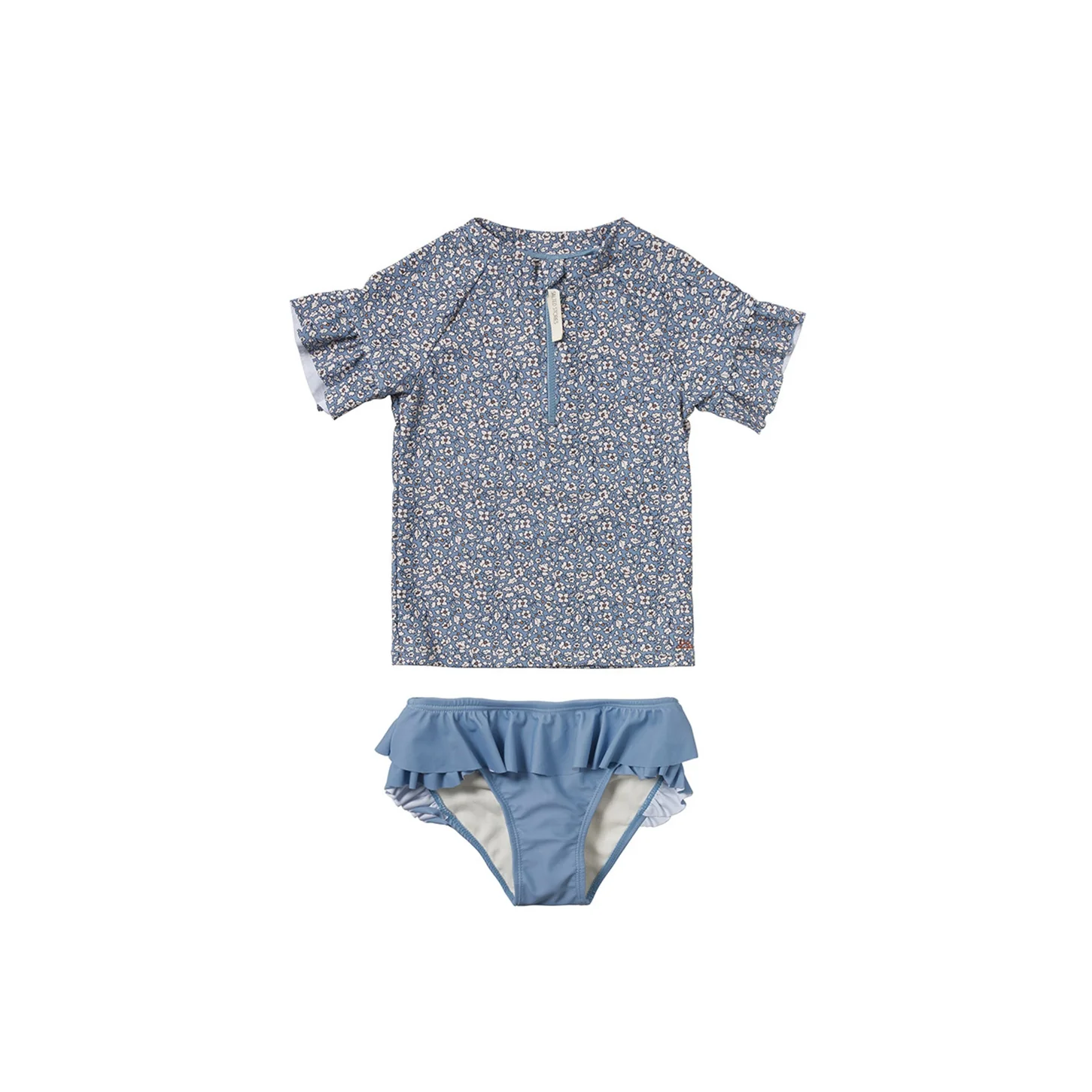 Salted Stories Sabrina Bikini Set | Flore | Dusk Blue maat 74/80