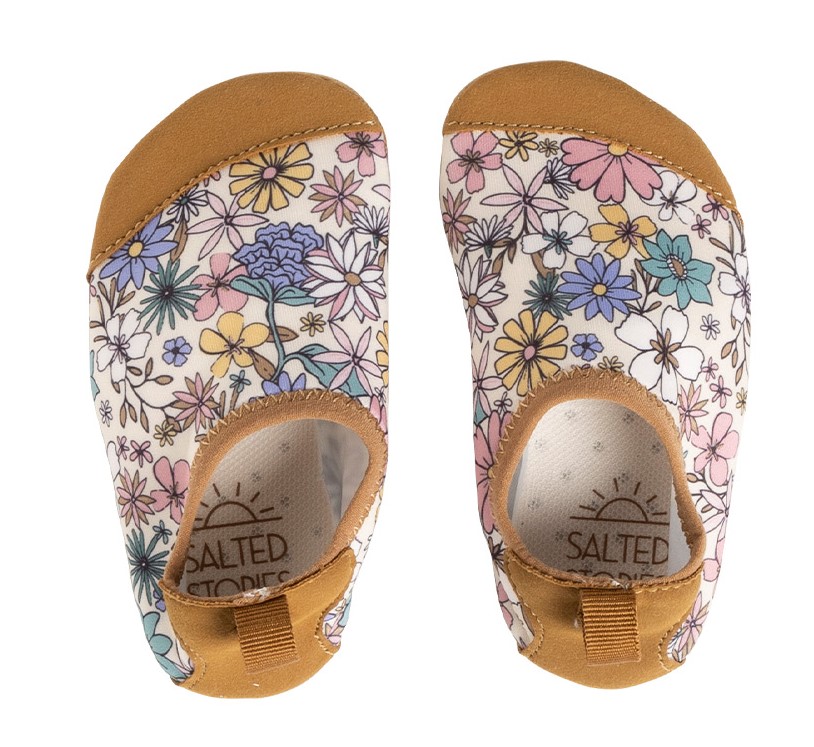 Salted Stories Sparkly Fleurs | Water Shoes | Multicolor ( 20/21 )