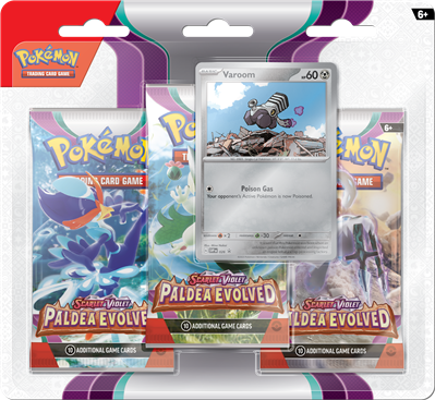 Pokemon tcg sv02 paldea evolved 3 booster pack