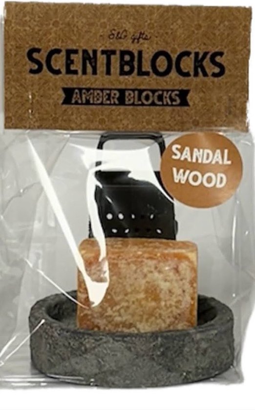 Amberblokjes sandal wood - Geurblokjes Set