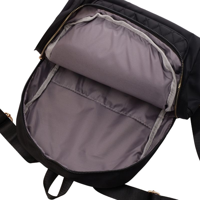 Rugzak 33x30cm zwart