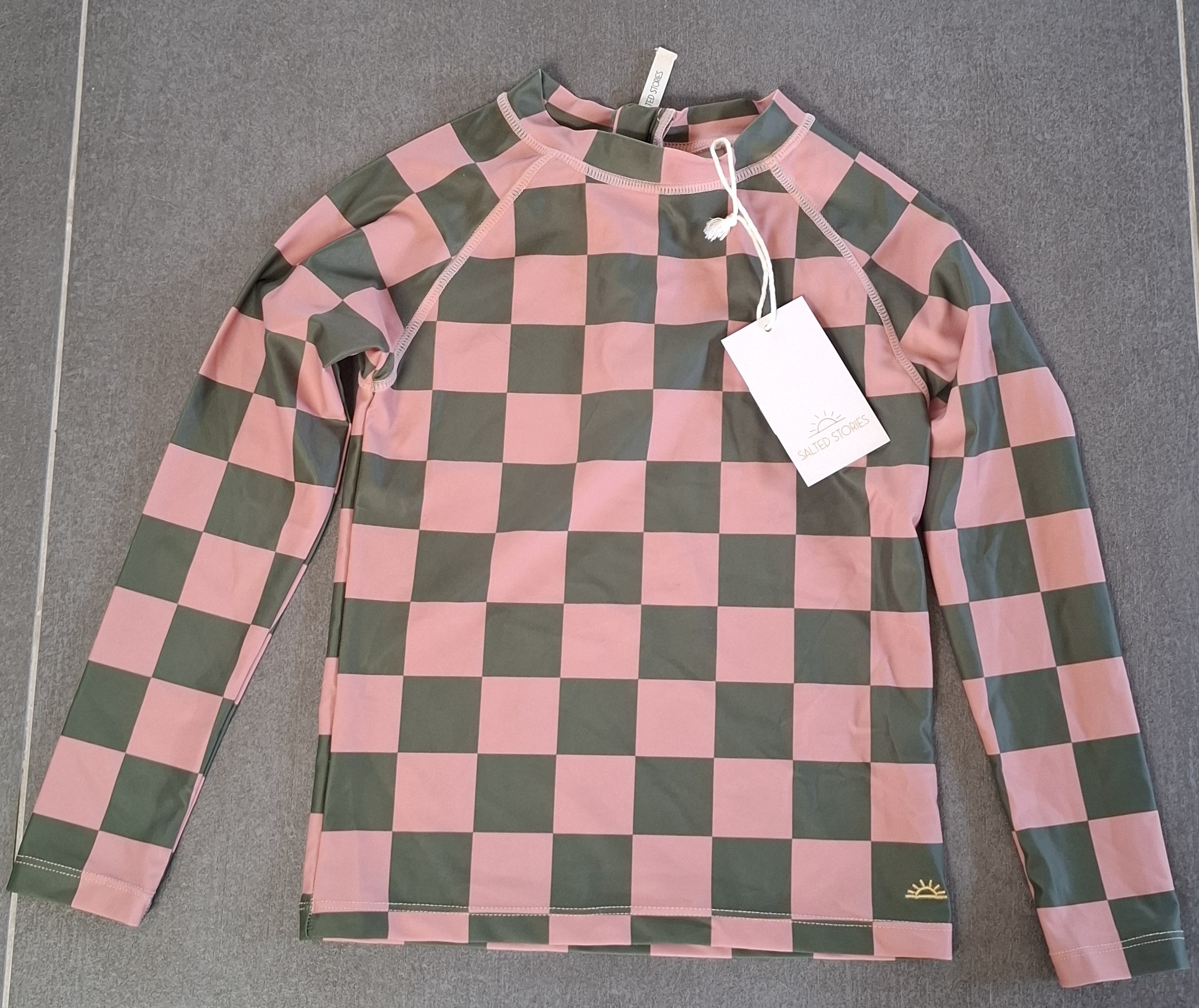 Salted Stories | zwem shirt | squares | 122/128