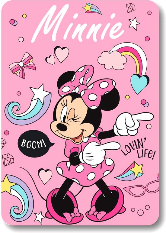 Minnie Mouse Polar Fleecedeken