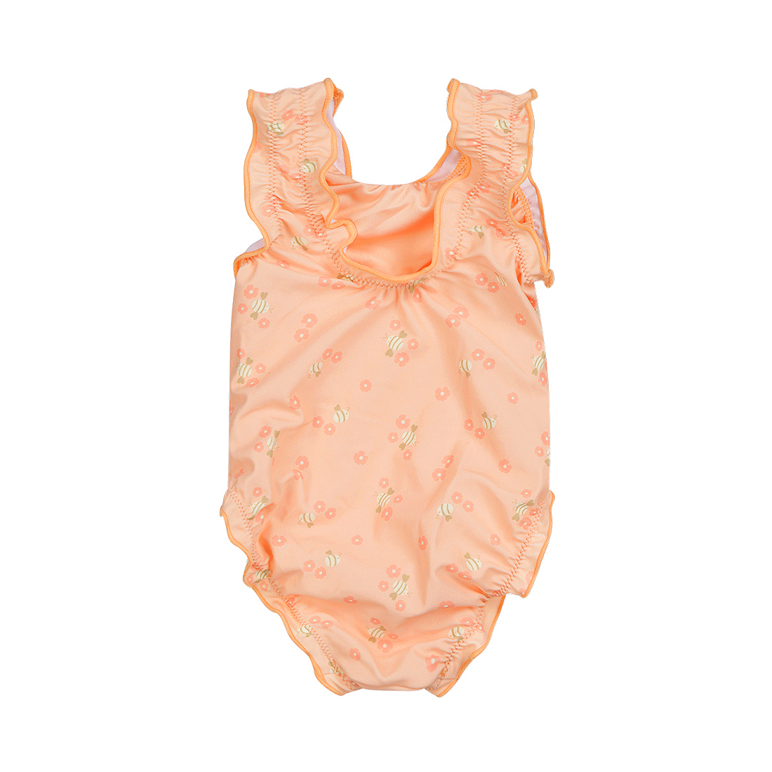 Dirkje girls' swimsuit peach orange bees 110/116