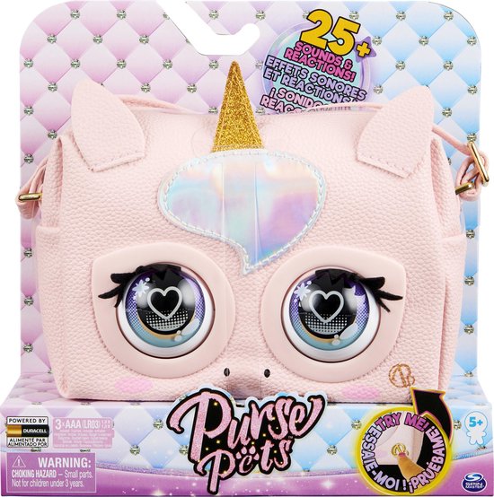 Purse Pets - Glamicorn Eenhoorn Interactieve Tas en Knuffel