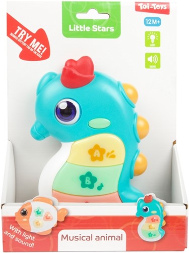 LITTLE STARS Baby muziekdier Zeepaard Licht & Geluid