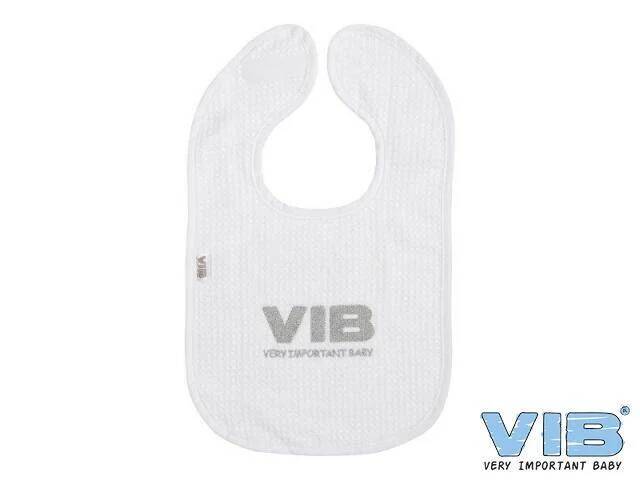 V.i.b. slabbetje wafel wit vib-grey
