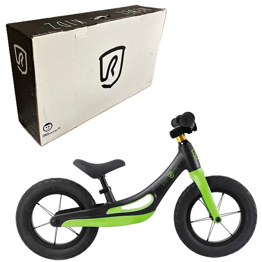 BALANCE BIKE REBEL KIDZ MAGNESIUM ALLOY BLACK-GREEN