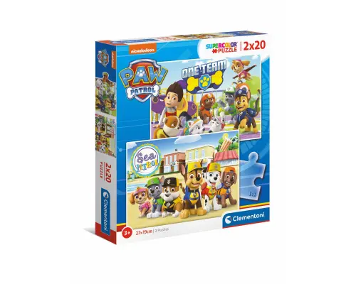 Clementoni Puzzel 2x20 stukjes Paw Patrol