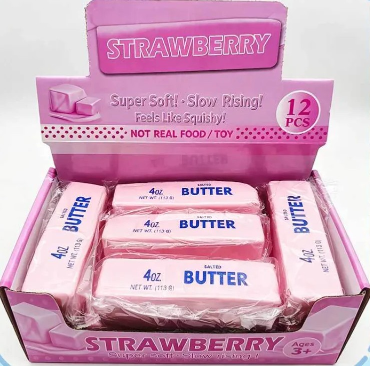 fidget Strawberry Butter Squishie