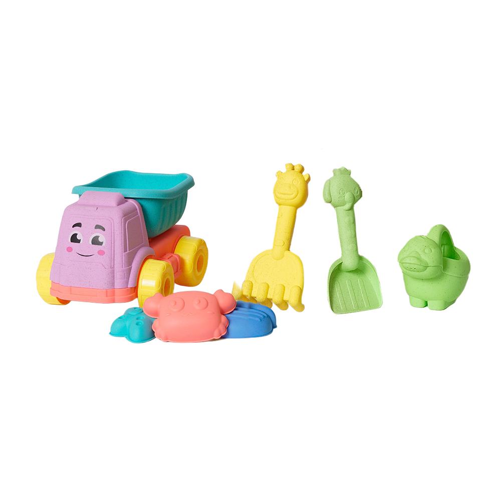 BIOplastic Strandset Kiepwagen 7-delig