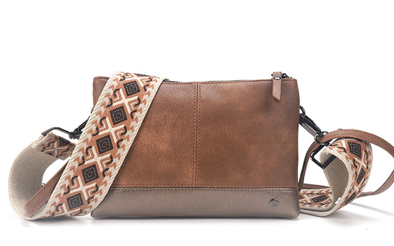 Camel schoudertasje Harbin