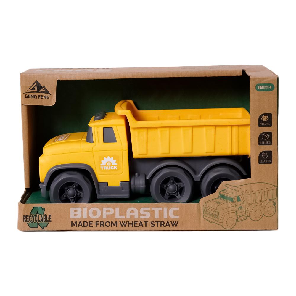 BIOplastic Kiepwagen geel - 24 cm