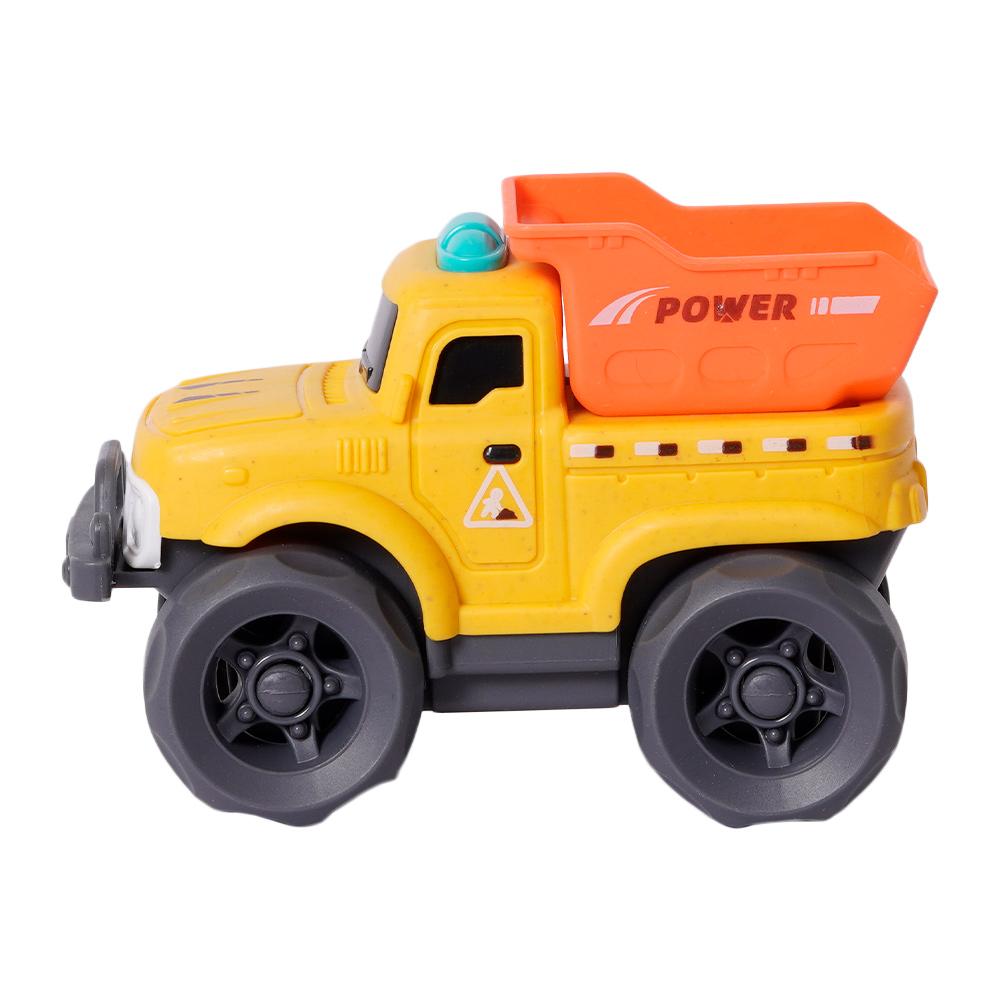 BIOplastic Off-Road Kiepwagen geel - 11 cm
