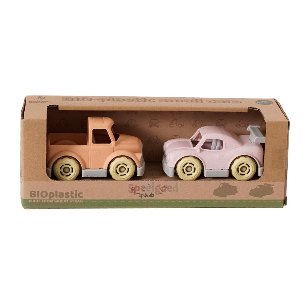 BIOplastic Vintage Autoset Pastel Roze 2-delig