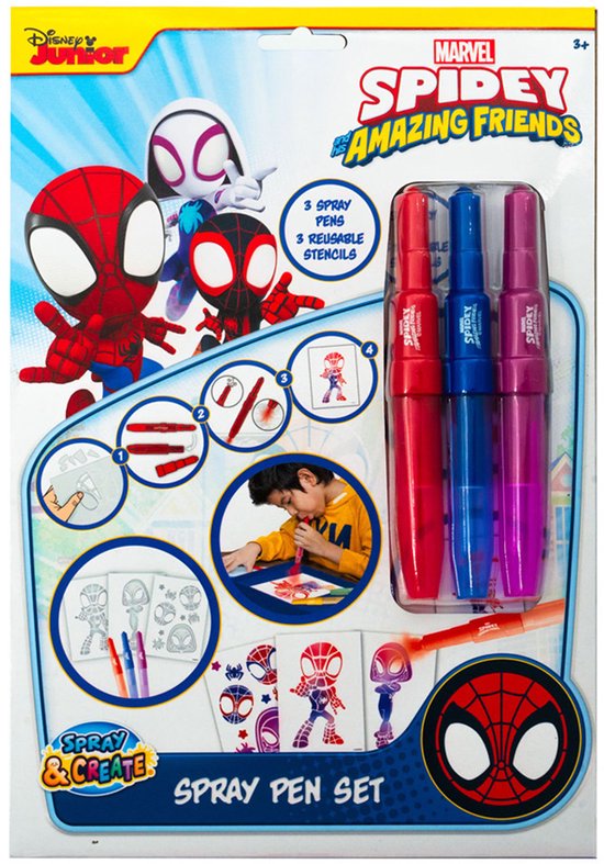 Spidey Blaaspennen Set