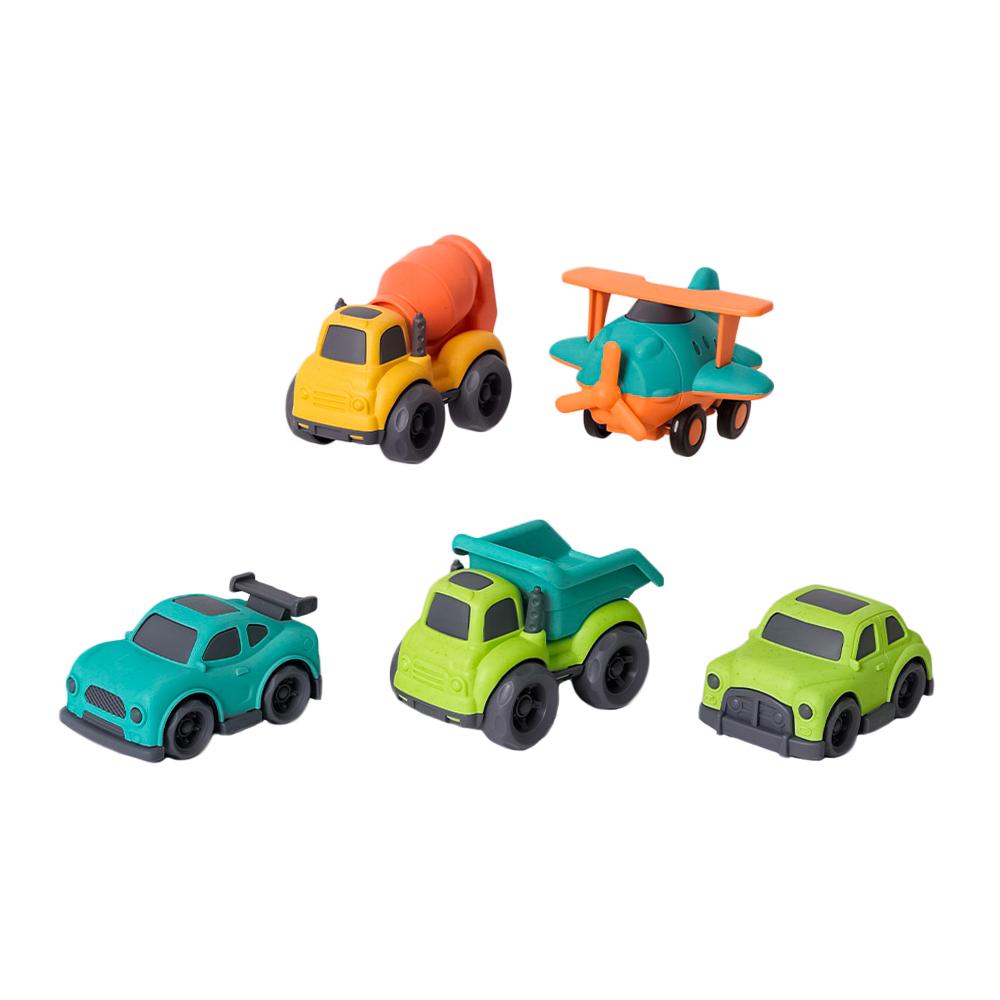 BIOplastic Auto en Vliegset 5-delig 3 - 10,5 cm