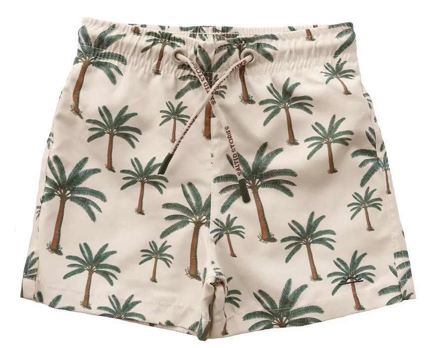 Salted Stories Crown Tree - Swim Shorts - Shortbread ( 98/104 )