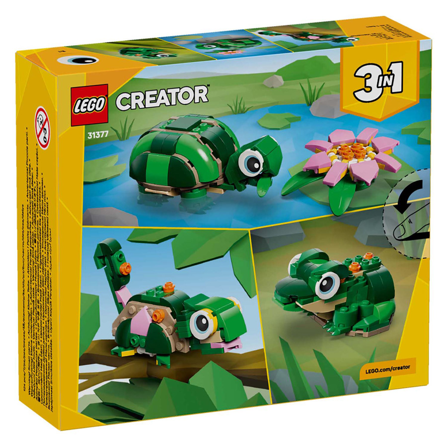 LEGO Creator 31377 Schildpad met waterlelie