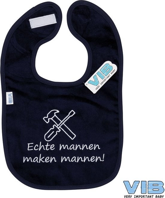 VIB® - Slabbetje Luxe velours - Echte mannen maken mannen!
