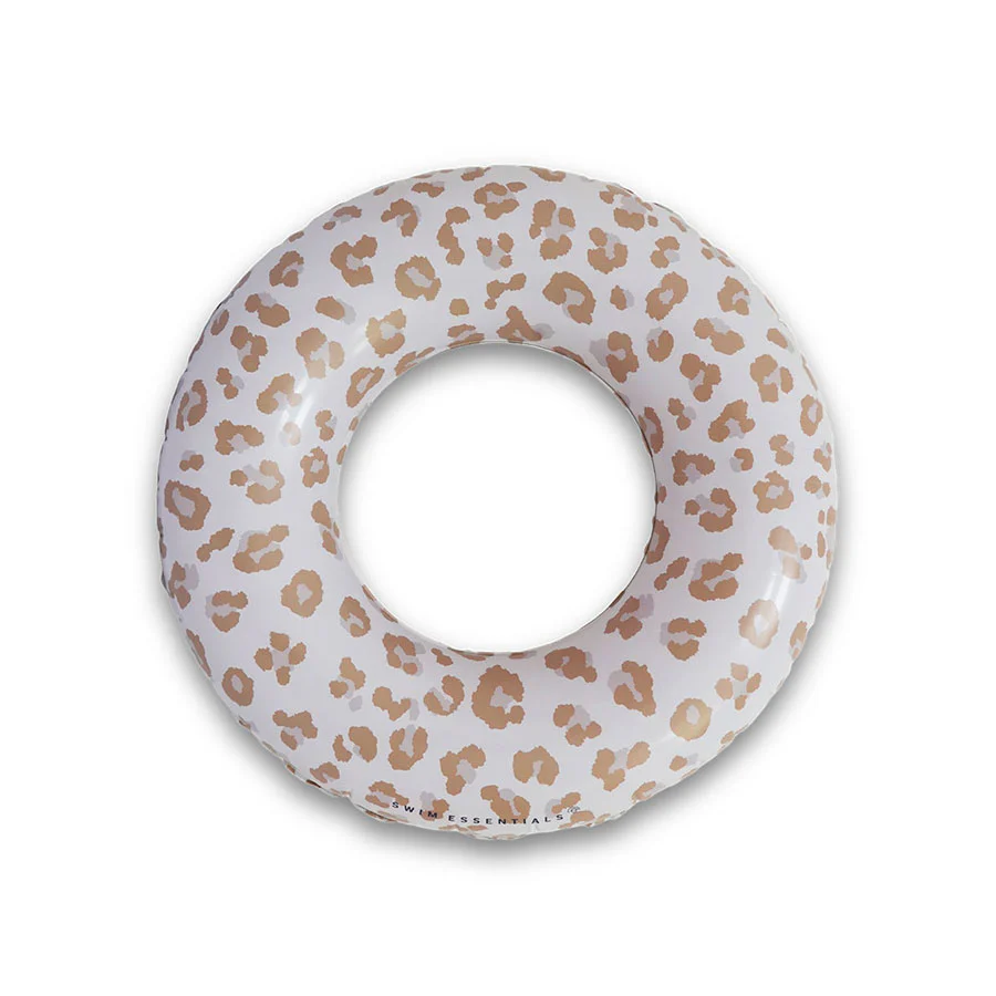 Swim Essentials Beige Panterprint Zwemband 90 cm