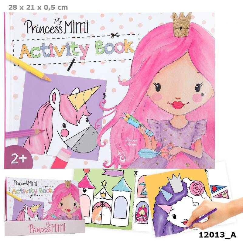 12013 Princess mimi kleur- en knutselboek voor de kleintjes