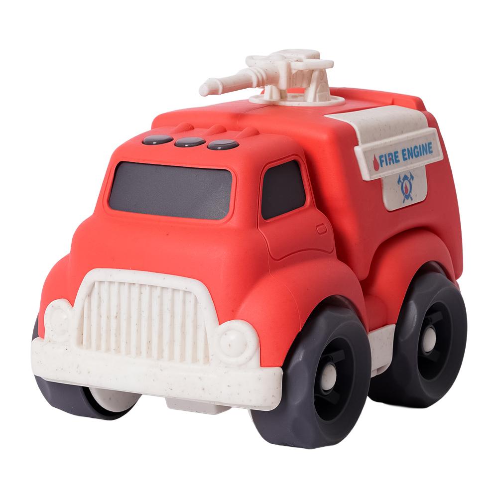 BIOplastic Brandweerwagen - Cartoonversie - 18 cm
