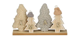 DECORATIE KERST GRIJS