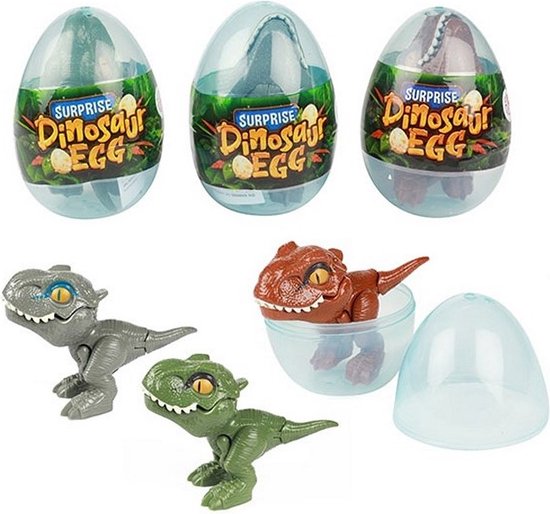 Verrassings ei Dino met beweegbare poten - a
