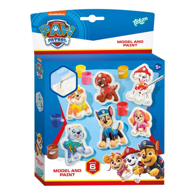 Totum paw patrol - gips gieten en schilderen