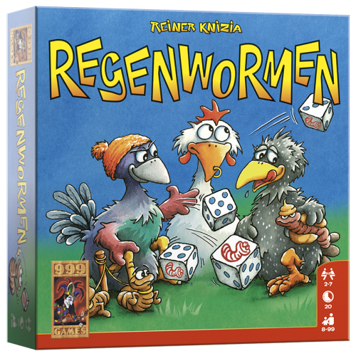 Regenwormen - dobbelspel