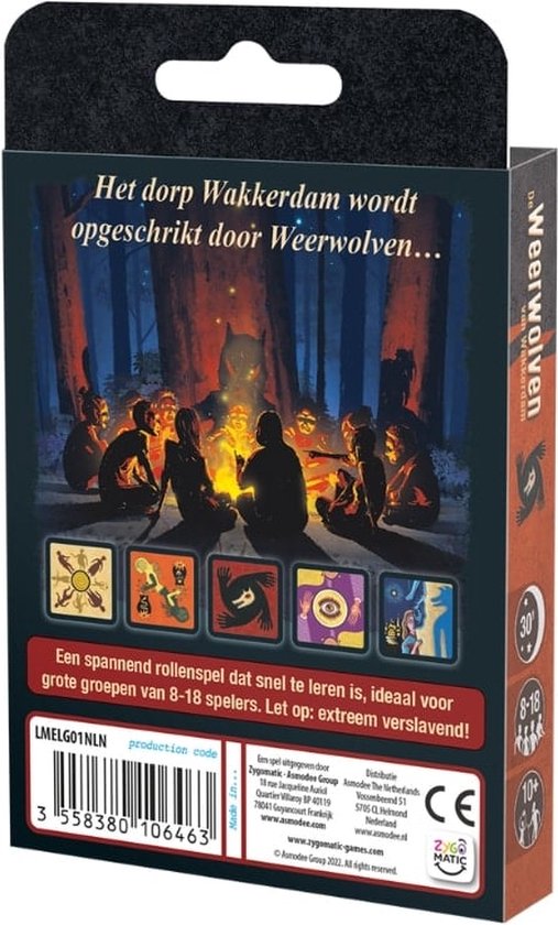 De Weerwolven van Wakkerdam - basisspel - Kaartspel