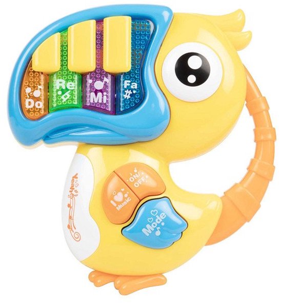 Little Stars Baby piano Toekan ( geel )