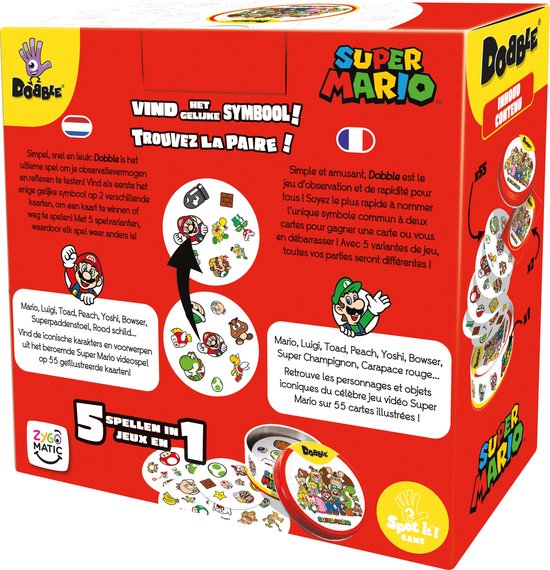 Dobble - Super Mario - Kaartspel