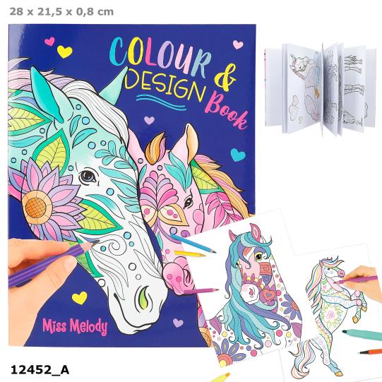 Miss Melody Colour & Design Book 12452