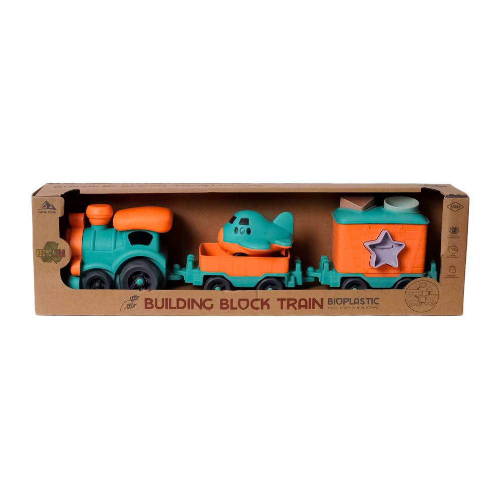 BIOplastic Vormenstoof Trein - 3 Wagons