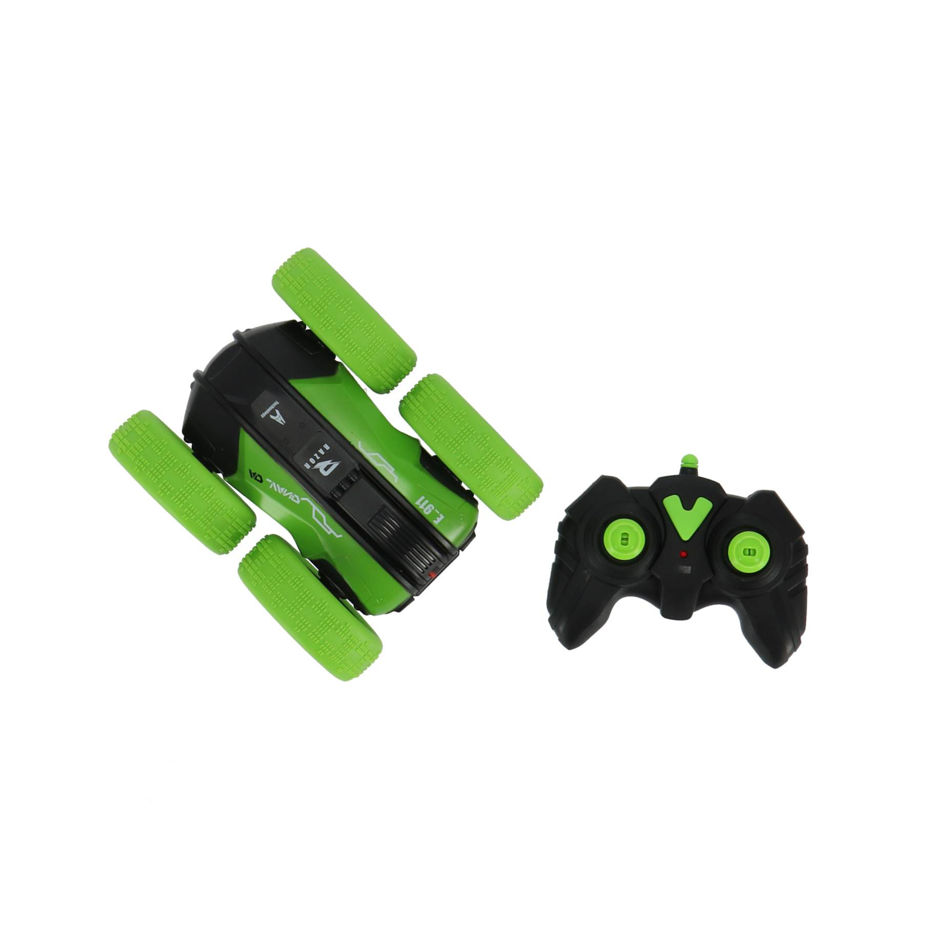 RC flipover auto groen