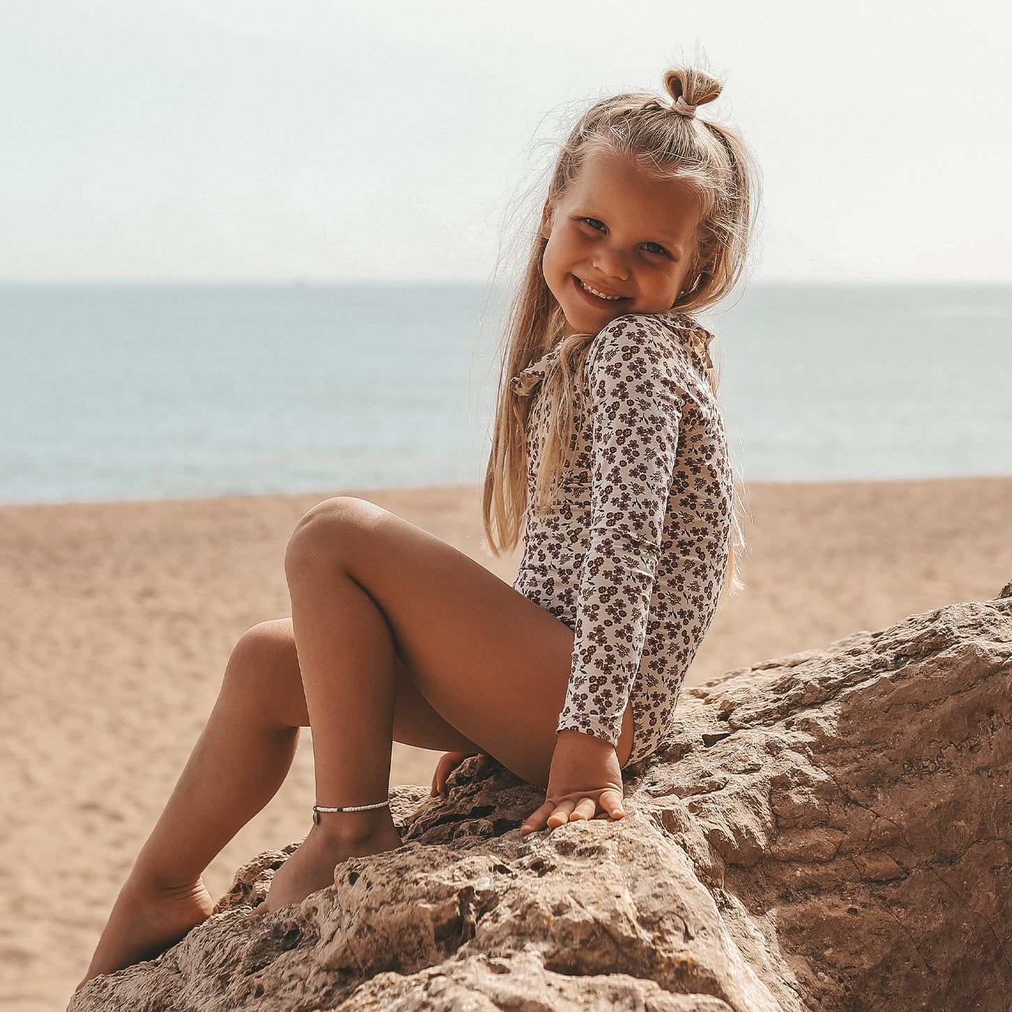 Salted Stories Sparkly Flower | Bodysuit 86/92
