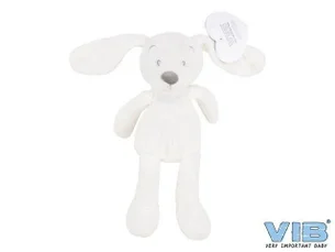 V.i.b. pluche konijn groot 35cm 'very important rabbit' — wit